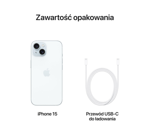 APPLE iPhone 15 128GB Niebieski MTP43PX/A - 1179984 - zdjęcie 9